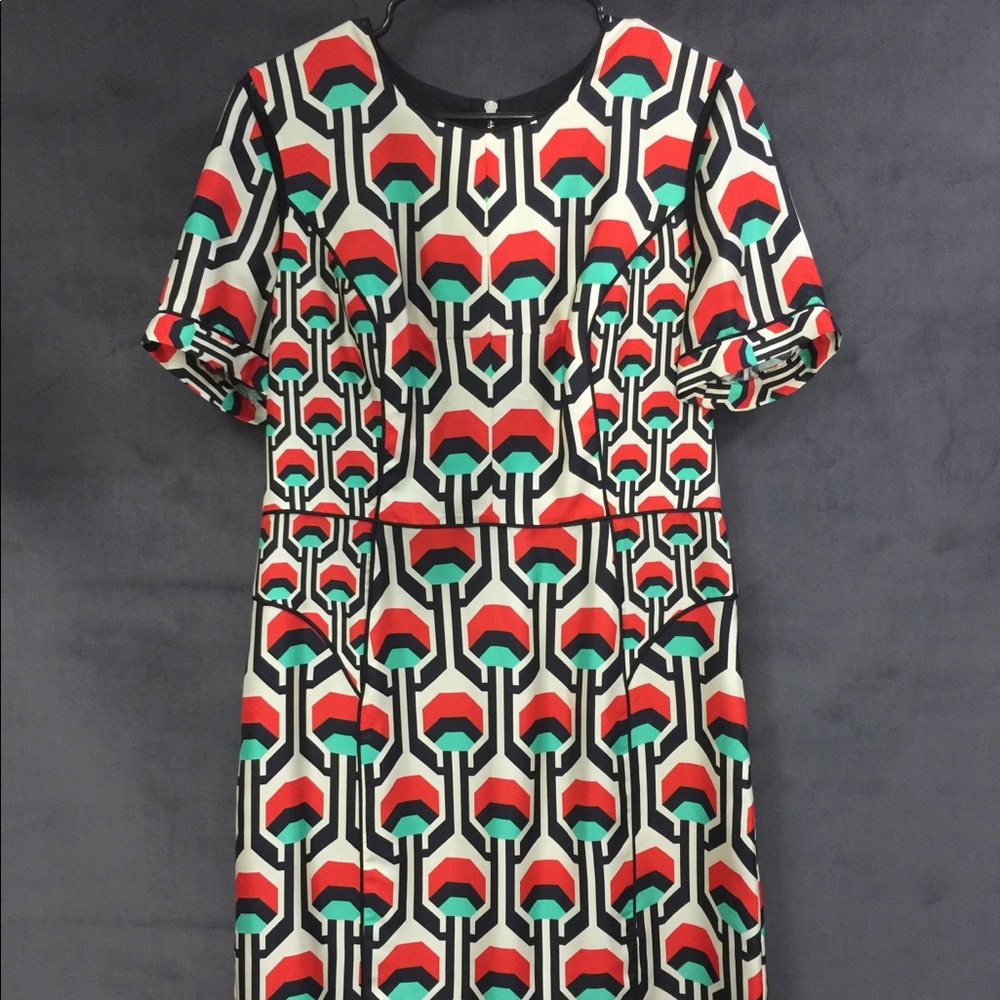 Milly of New York Art Deco cocktail dress